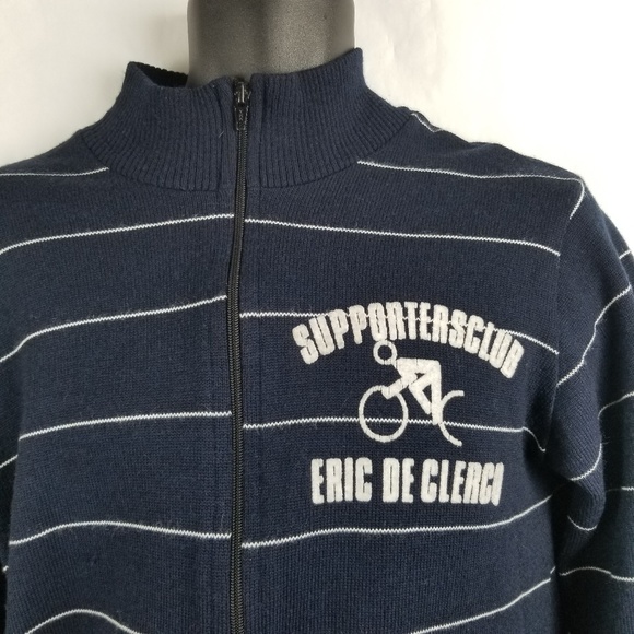 Eric De Clercq Supporters Club Bicycle Quarter Zip - Picture 3 of 5